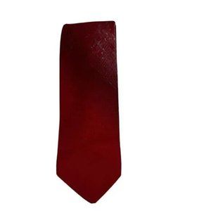 David Seymour Collection Tie Vintage Red Classic Pointed Retro Evening Casual